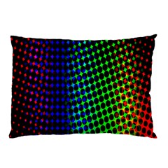 Digitally Created Halftone Dots Abstract Background Design Pillow Case (two Sides)