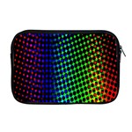 Digitally Created Halftone Dots Abstract Background Design Apple MacBook Pro 17  Zipper Case Front