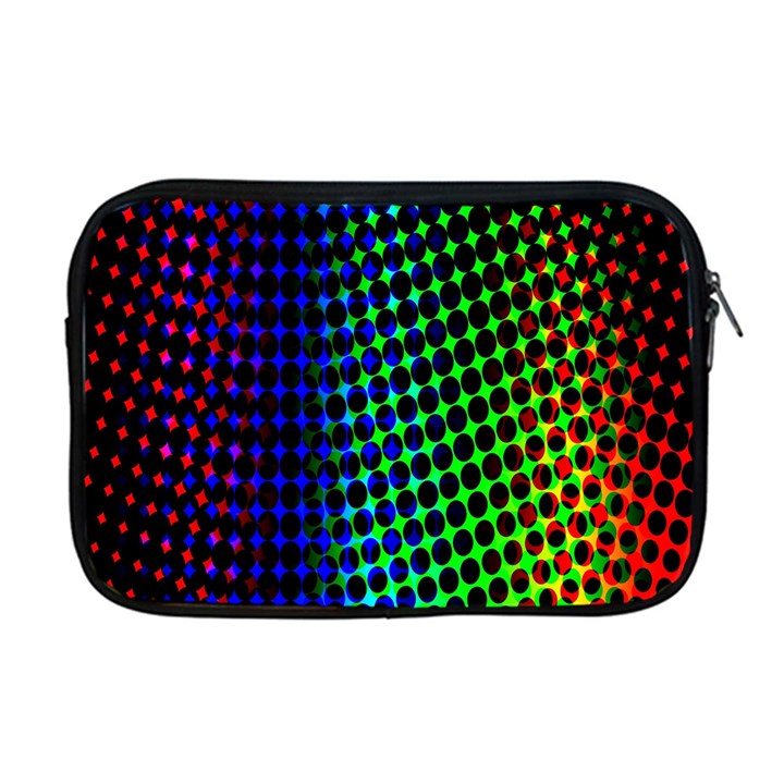 Digitally Created Halftone Dots Abstract Background Design Apple MacBook Pro 17  Zipper Case