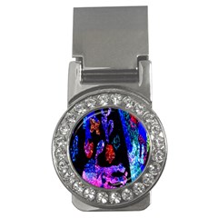 Grunge Abstract In Black Grunge Effect Layered Images Of Texture And Pattern In Pink Black Blue Red Money Clips (cz) 