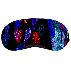 Grunge Abstract In Black Grunge Effect Layered Images Of Texture And Pattern In Pink Black Blue Red Sleeping Masks