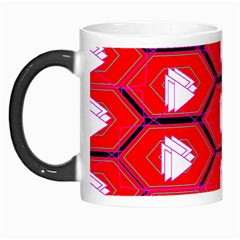 Red Bee Hive Background Morph Mugs