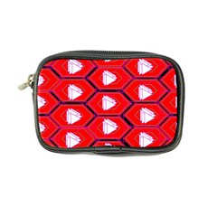 Red Bee Hive Background Coin Purse