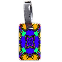 Digital Kaleidoscope Luggage Tags (two Sides) by Nexatart