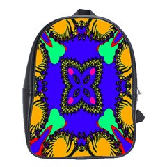 Digital Kaleidoscope School Bags (xl)  by Nexatart