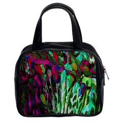 Bright Tropical Background Abstract Background That Has The Shape And Colors Of The Tropics Classic Handbags (2 Sides) by Nexatart