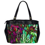 Bright Tropical Background Abstract Background That Has The Shape And Colors Of The Tropics Office Handbags (2 Sides)  Back