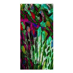 Bright Tropical Background Abstract Background That Has The Shape And Colors Of The Tropics Shower Curtain 36  X 72  (stall)  by Nexatart