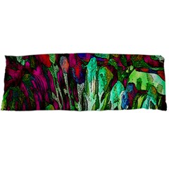 Bright Tropical Background Abstract Background That Has The Shape And Colors Of The Tropics Body Pillow Case Dakimakura (two Sides)