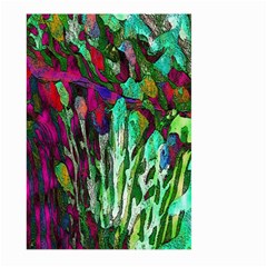 Bright Tropical Background Abstract Background That Has The Shape And Colors Of The Tropics Large Garden Flag (two Sides) by Nexatart