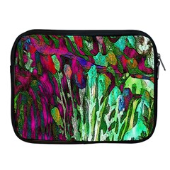 Bright Tropical Background Abstract Background That Has The Shape And Colors Of The Tropics Apple Ipad 2/3/4 Zipper Cases by Nexatart