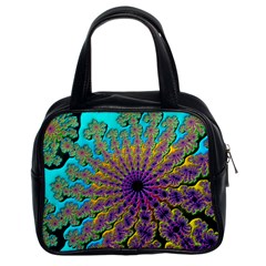 Beautiful Mandala Created With Fractal Forge Classic Handbags (2 Sides) by Nexatart