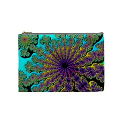 Beautiful Mandala Created With Fractal Forge Cosmetic Bag (medium)  by Nexatart