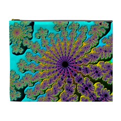 Beautiful Mandala Created With Fractal Forge Cosmetic Bag (xl) by Nexatart