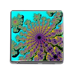 Beautiful Mandala Created With Fractal Forge Memory Card Reader (square) by Nexatart