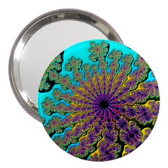 Beautiful Mandala Created With Fractal Forge 3  Handbag Mirrors by Nexatart