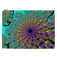 Beautiful Mandala Created With Fractal Forge Cosmetic Bag (xxl)  by Nexatart