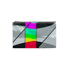 Colors Fadeout Paintwork Abstract Cosmetic Bag (small)  by Nexatart