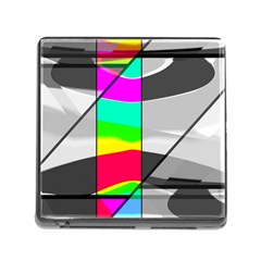 Colors Fadeout Paintwork Abstract Memory Card Reader (square) by Nexatart