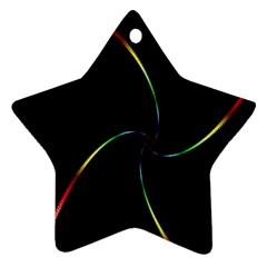 Digital Computer Graphic Star Ornament (two Sides) by Nexatart