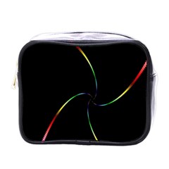 Digital Computer Graphic Mini Toiletries Bags by Nexatart