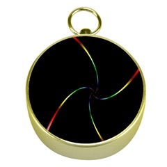 Digital Computer Graphic Gold Compasses by Nexatart