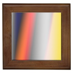 Digitally Created Abstract Colour Blur Background Framed Tiles by Nexatart