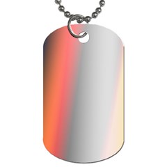 Digitally Created Abstract Colour Blur Background Dog Tag (one Side) by Nexatart