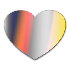 Digitally Created Abstract Colour Blur Background Heart Mousepads by Nexatart