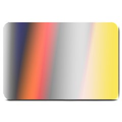 Digitally Created Abstract Colour Blur Background Large Doormat  by Nexatart