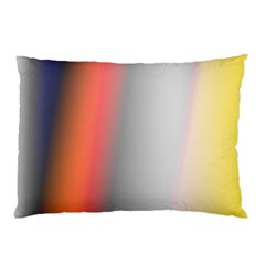 Digitally Created Abstract Colour Blur Background Pillow Case by Nexatart