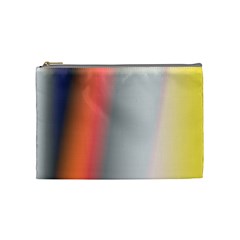 Digitally Created Abstract Colour Blur Background Cosmetic Bag (medium)  by Nexatart