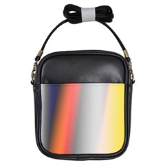 Digitally Created Abstract Colour Blur Background Girls Sling Bags by Nexatart