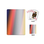 Digitally Created Abstract Colour Blur Background Playing Cards (Mini)  Back