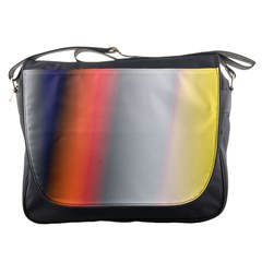 Digitally Created Abstract Colour Blur Background Messenger Bags by Nexatart