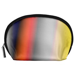 Digitally Created Abstract Colour Blur Background Accessory Pouches (large)  by Nexatart