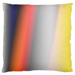 Digitally Created Abstract Colour Blur Background Large Flano Cushion Case (one Side) by Nexatart