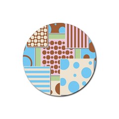 Part Background Image Rubber Coaster (round)  by Nexatart