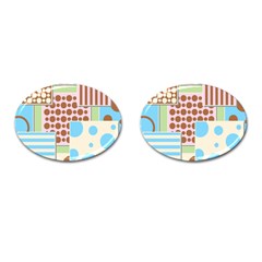 Part Background Image Cufflinks (oval) by Nexatart