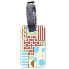 Part Background Image Luggage Tags (two Sides) by Nexatart