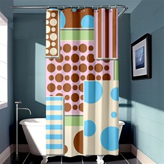 Part Background Image Shower Curtain 36  X 72  (stall)  by Nexatart