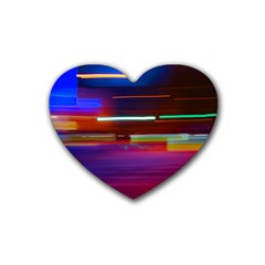 Abstract Background Pictures Rubber Coaster (heart)  by Nexatart