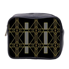 Simple Art Deco Style Art Pattern Mini Toiletries Bag 2-side by Nexatart