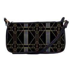 Simple Art Deco Style Art Pattern Shoulder Clutch Bags by Nexatart