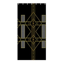 Simple Art Deco Style Art Pattern Shower Curtain 36  X 72  (stall)  by Nexatart