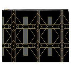 Simple Art Deco Style Art Pattern Cosmetic Bag (xxxl)  by Nexatart