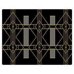 Simple Art Deco Style Art Pattern Double Sided Flano Blanket (medium)  by Nexatart