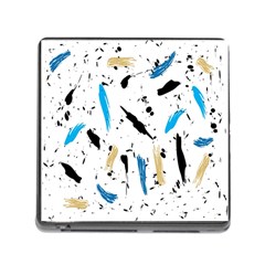 Abstract Image Image Of Multiple Colors Memory Card Reader (square) by Nexatart