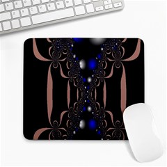 An Interesting Mix Of Blue And Other Colours Balls Large Mousepads by Nexatart