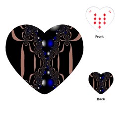 An Interesting Mix Of Blue And Other Colours Balls Playing Cards (heart)  by Nexatart